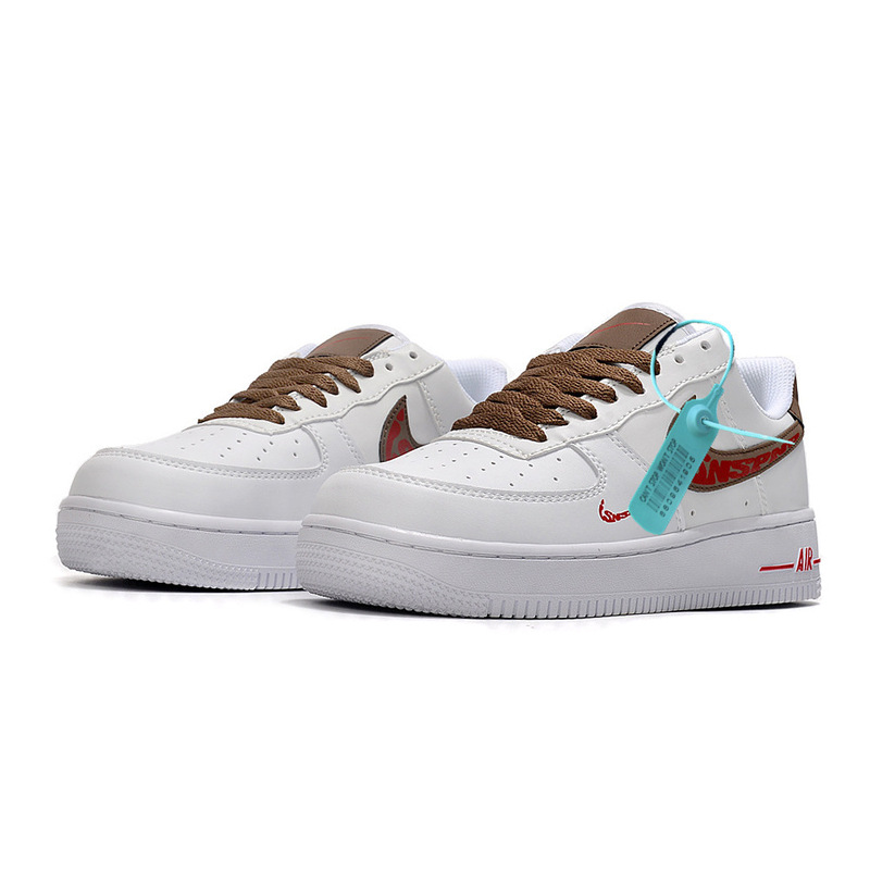 莆田メーカー エア フォース ワン AF1 メンズ レディース ロートップ スニーカー aj 紳士靴 ミルクコーヒー フルホワイト カメレオン レディース シューズ|undefined