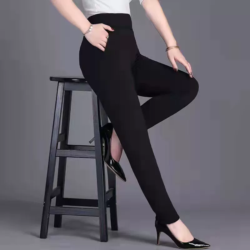 Брюки Velvet Aisha Ke для мамы — тёплые повседневные джинсы, средняя посадка, большой размер, несколько стилей