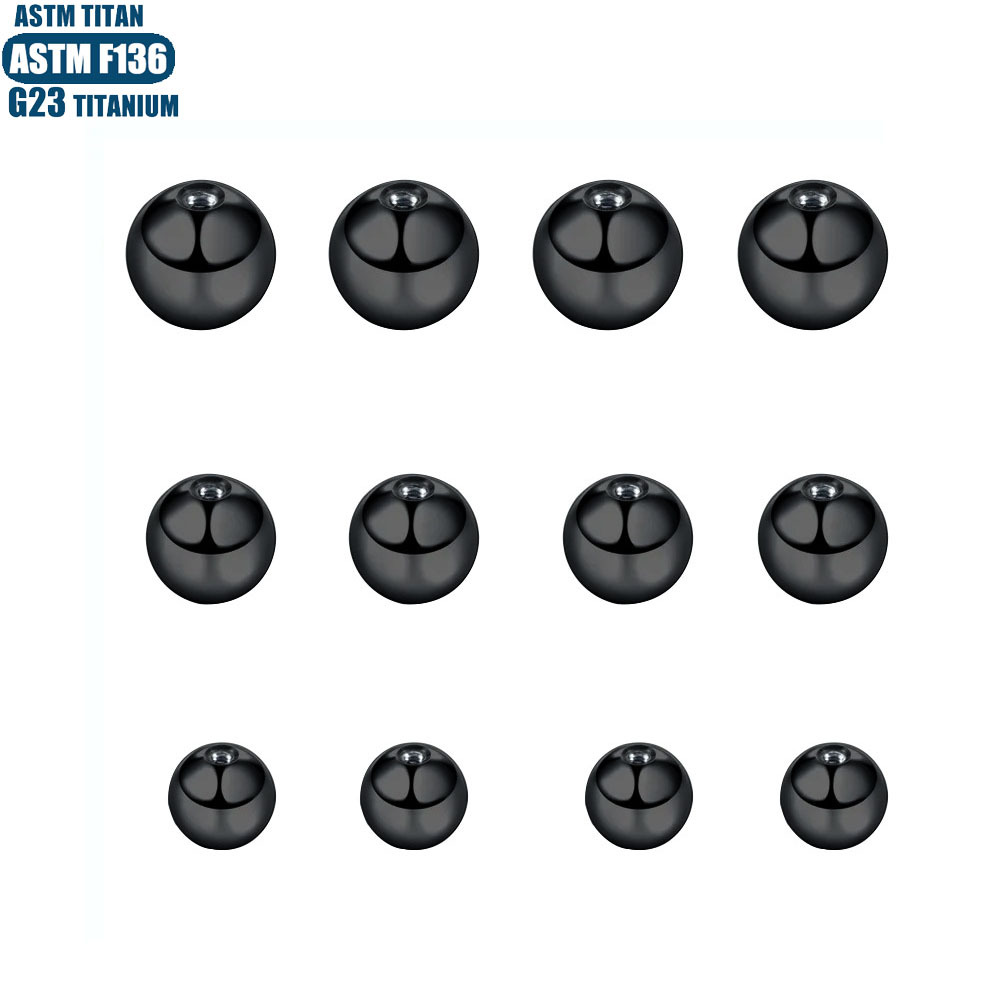0.9mm F136 Titanium Pointed Cone Ball Zircon Head External Thread Eyebrow Barbell Replacement Part detail image 12