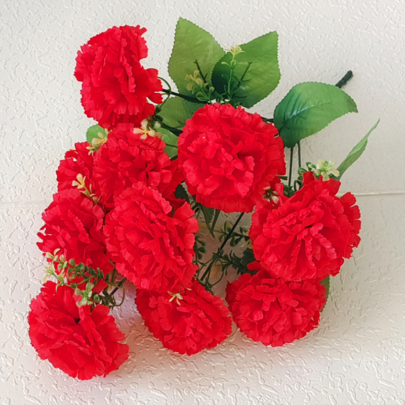 Reunión deportiva, actividades estudiantiles, baile, flores falsas coloridas, flores de plástico, flores de seda, baile, accesorios, ramo de simulación