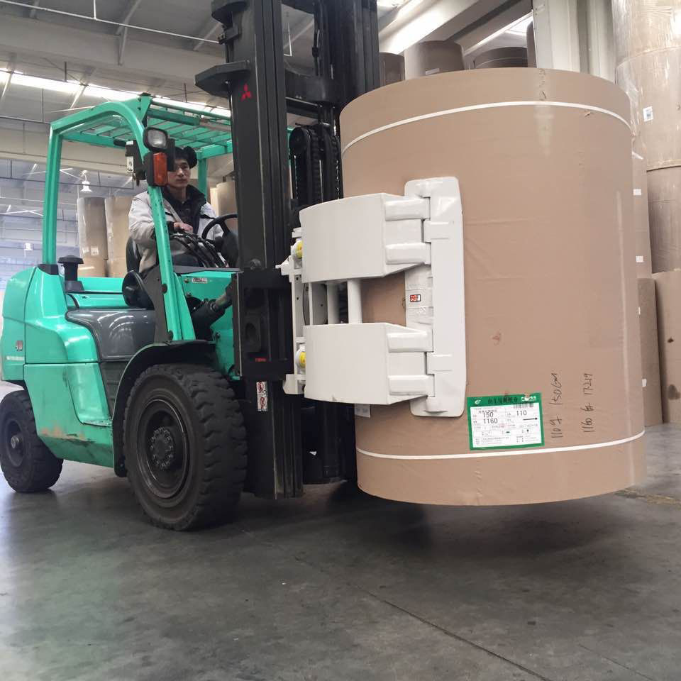 三菱叉车二手3吨带纸卷夹叉车包月出租