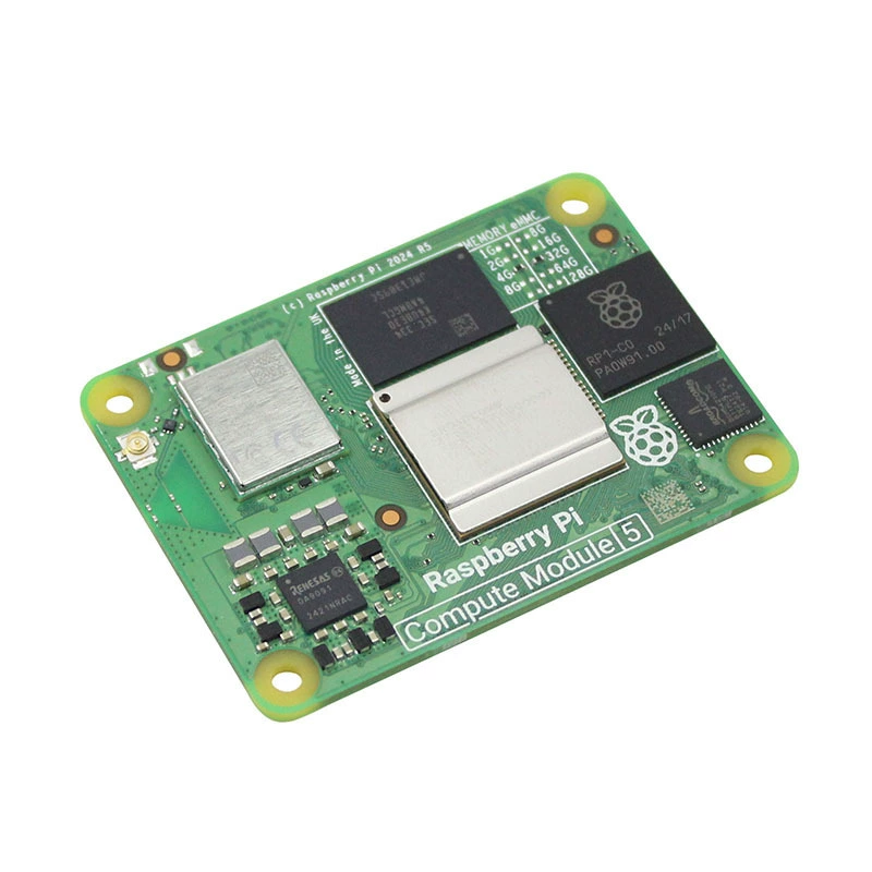 Compute Module (Raspberry Pi) Compute Module 5 CM5, несколько вариантов eMMC, Wi‑Fi и Bluetooth