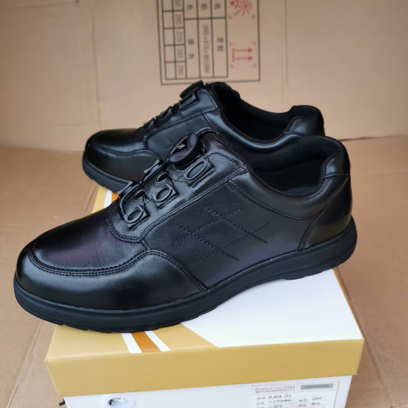 Authentic Men's 01 Duty Shoes, Commuter Sports Automatic Buckle Training Shoes, Genuine Leather Fashion Casual Sports Duty Men's Shoes Authentic Men's 01 Duty Shoes, Commuter Sports Automatic Buckle Training Shoes, Genuine Leather Fashion Casual Sports Duty Men's Shoes