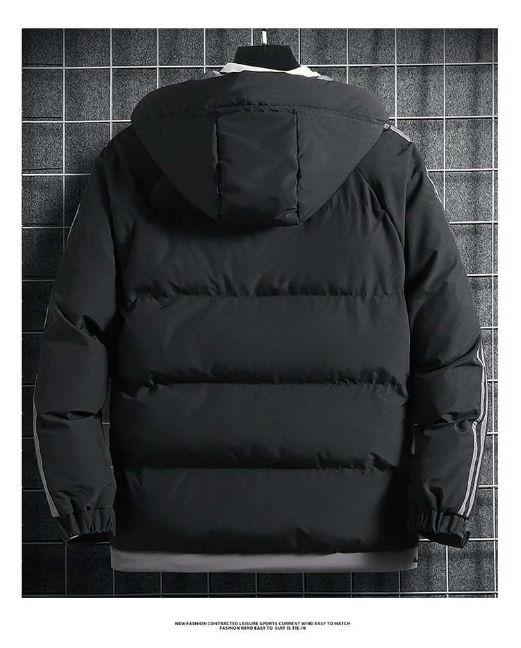 Men's Puffer Jacket - Warm Cotton Winter Coat For Men_voghion.com