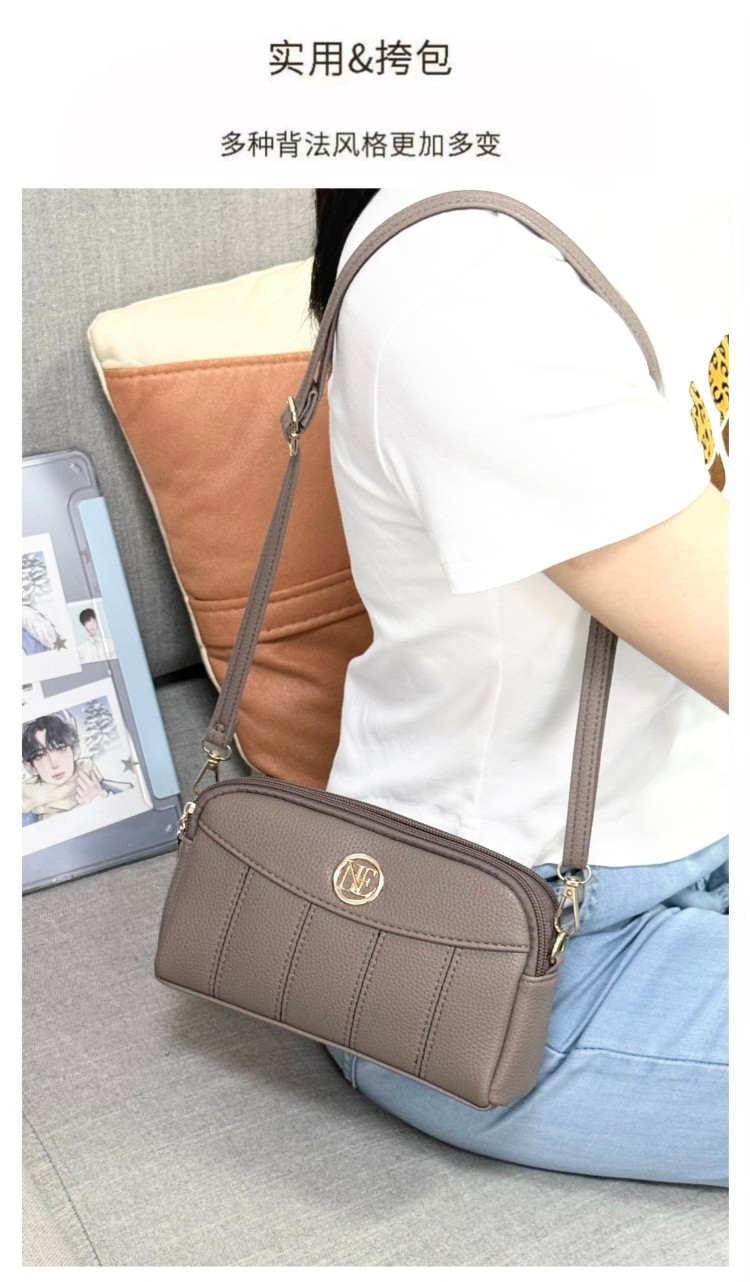 Neue Handytasche für Damen 2025 PU, neue Mama-Tasche für ältere Damen, Mini-Umhängetasche, kleine Schultertasche
