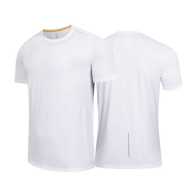 Camiseta deportiva de manga corta para hombres ropa de secado rápido verano casual Top personalidad europea y americana Amazon ropa para correr ropa de entrenamiento