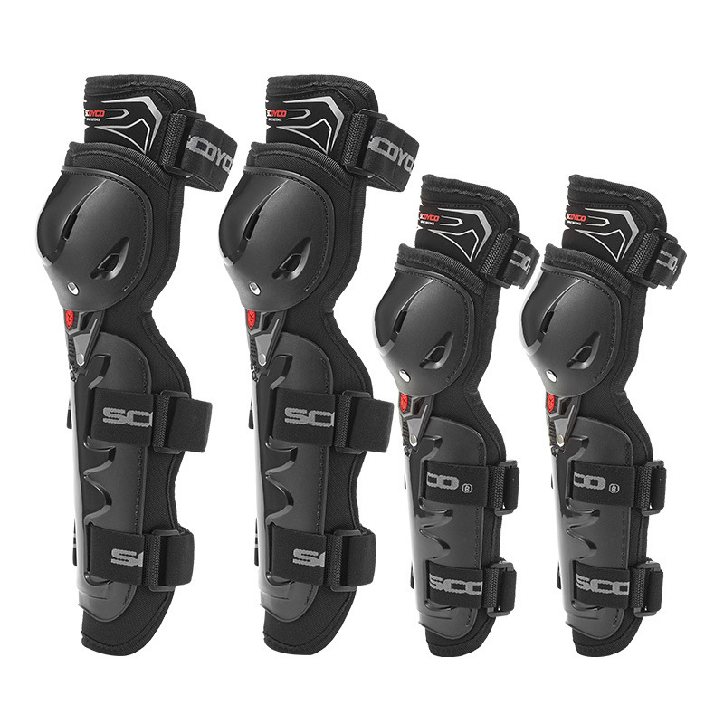 Scoyco motocicleta caballero rodillera codo almohadilla de cuatro piezas off-road racing montar anti-caída equipo de protección