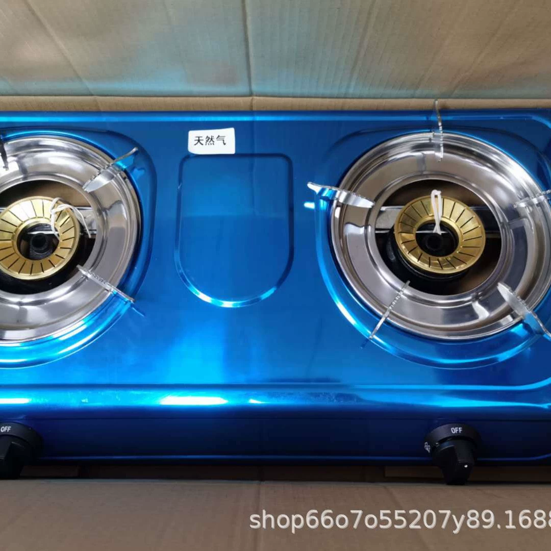 Промышленная экспортная нержавеющая сталь газовая плита для кухни – газовая плита ВЫСОКОГО МОЩНОСТИ, двойная конфорка, природный газ