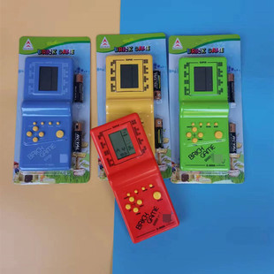 Retro nostalgic classic children's 8090 handheld game machine big screen Tetris game machine electronic toys