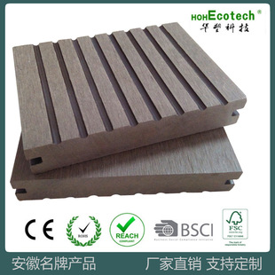 Outdoor wood plastic WPC floor generation solid 140*25 plastic wood landscape engineering garden outdoor decoration anticorrosive wood