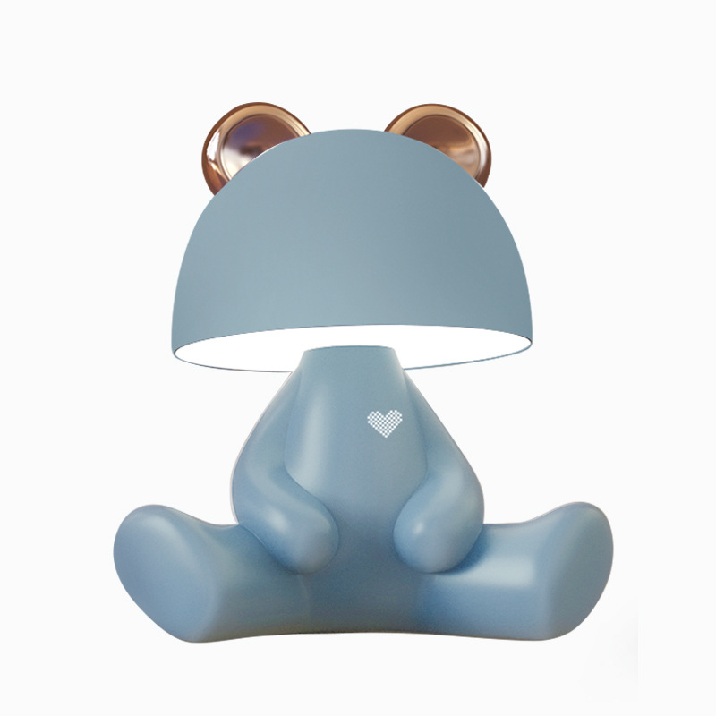 Lámpara de escritorio de protección de ojos LED recargable para regalo de cumpleaños para la novia para la novia para la novia para la luz de la noche (sin Bluetooth)