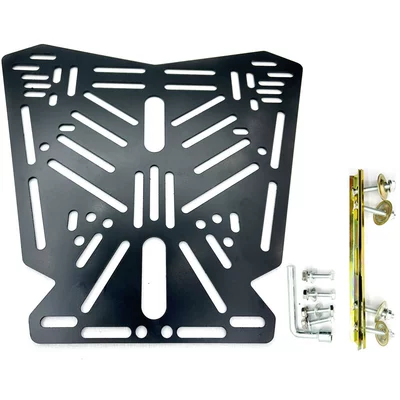 Child seat shed: Box Quick Release Base Electric - black-butterfly-steel-plate-universal-type-comes-standard-with-2-sets-of-screws-default-item