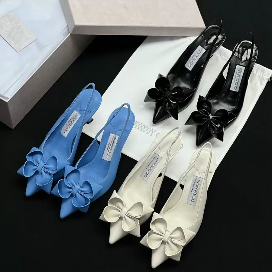 Сладкие и элегантные!25 Новые_POINTed_TOE_A Bow Mule High Heels Модные Баотоу Туфли-стилетто на каблуке