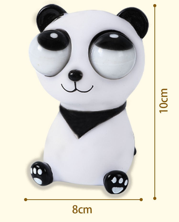 En stock lindo mirando Panda descompresión artefacto divertido mano pellizco descompresión ventilación muñeca creativa juguete de dibujos animados lindo