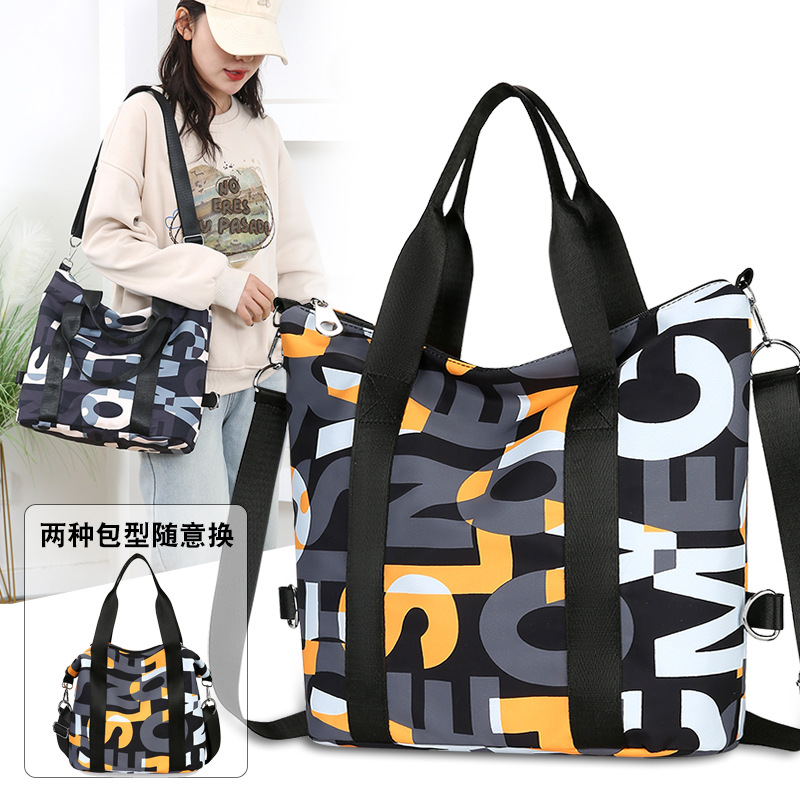 Nuevo bolso de hombro de las mujeres bolsa de mensajero de tela Oxford grande ultra-ligero impermeable bolsa de tela de nylon bolso crossbody de compras de las mujeres