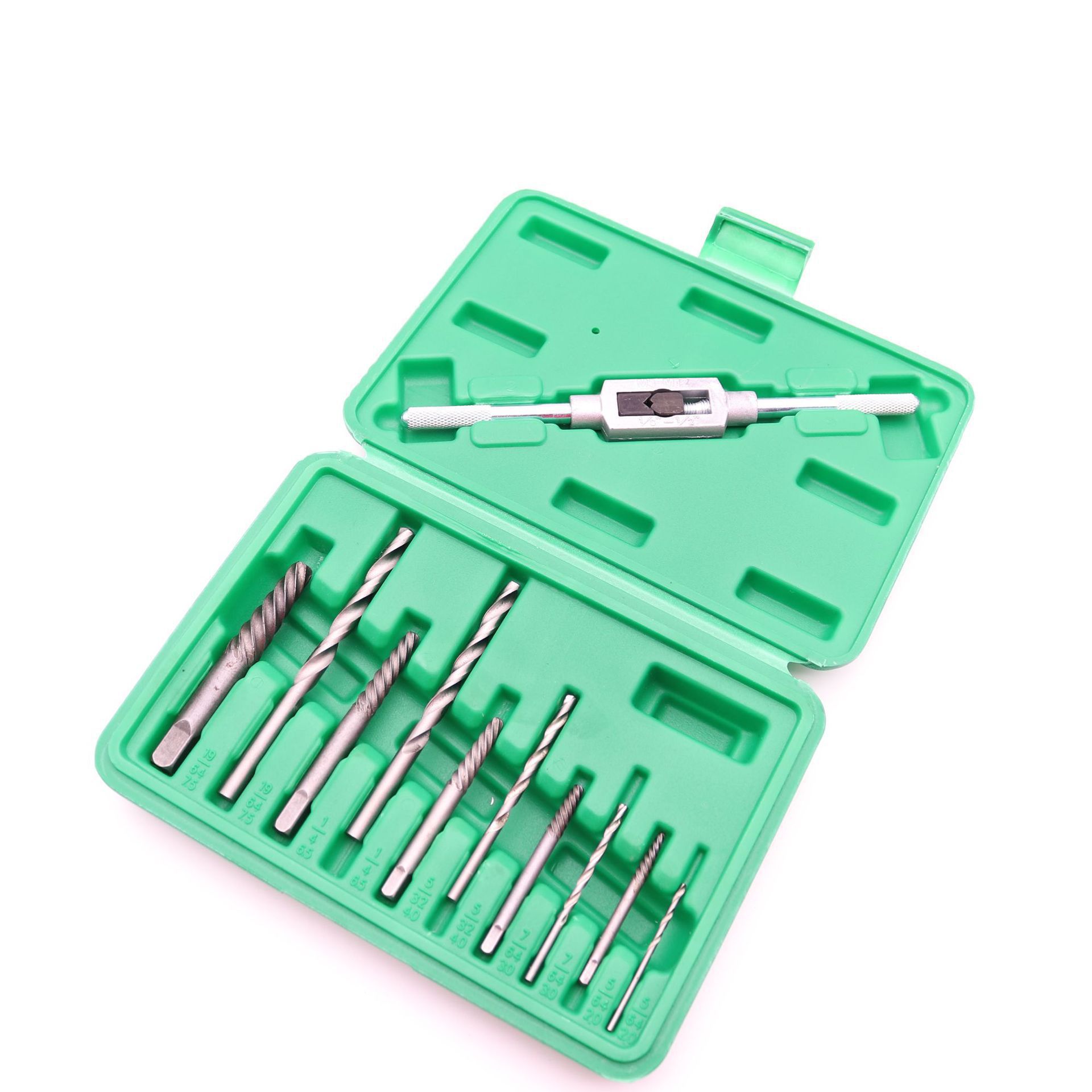 11件套断头螺丝取出器取断丝断牙罗丝神器下段丝拆螺栓镙退丝工具