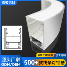 明装线条灯铝型材套件U型材铝槽30-300mm定制灯带硬灯条铝材外壳