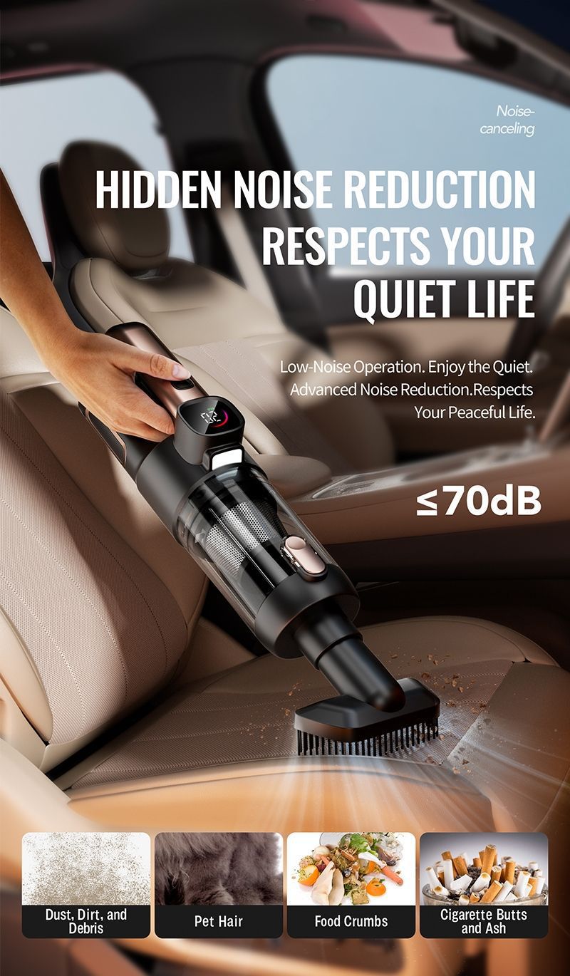 Amazon Cordless Car Vacuum Cleaner with High Suction Power 17000Pa, High Power, Convenient Handheld Car Vacuum Cleaner