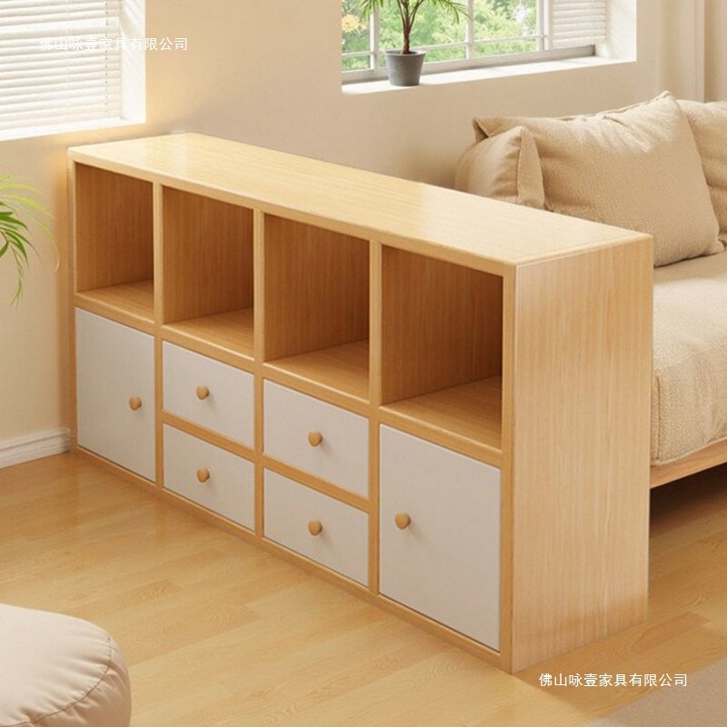 Bookcase Storage Cabinet Integrated Wall Storage Cabinet Living Room Wall Small Narrow Cabinet Bedroom Bedside Low Cabinet Bay Window Bookshelf