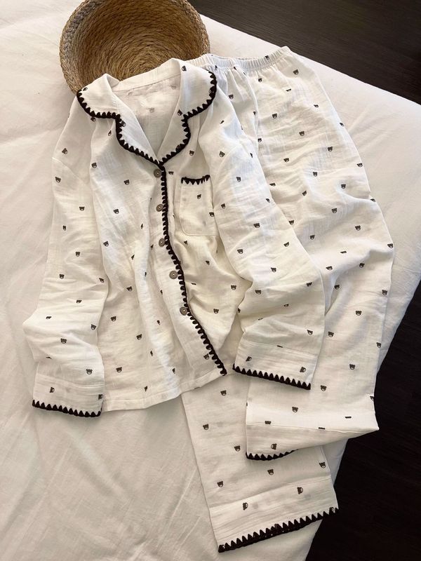 睡衣女春秋季长袖长裤套装高级感家居服网红风新款可外穿跨境批发|undefined