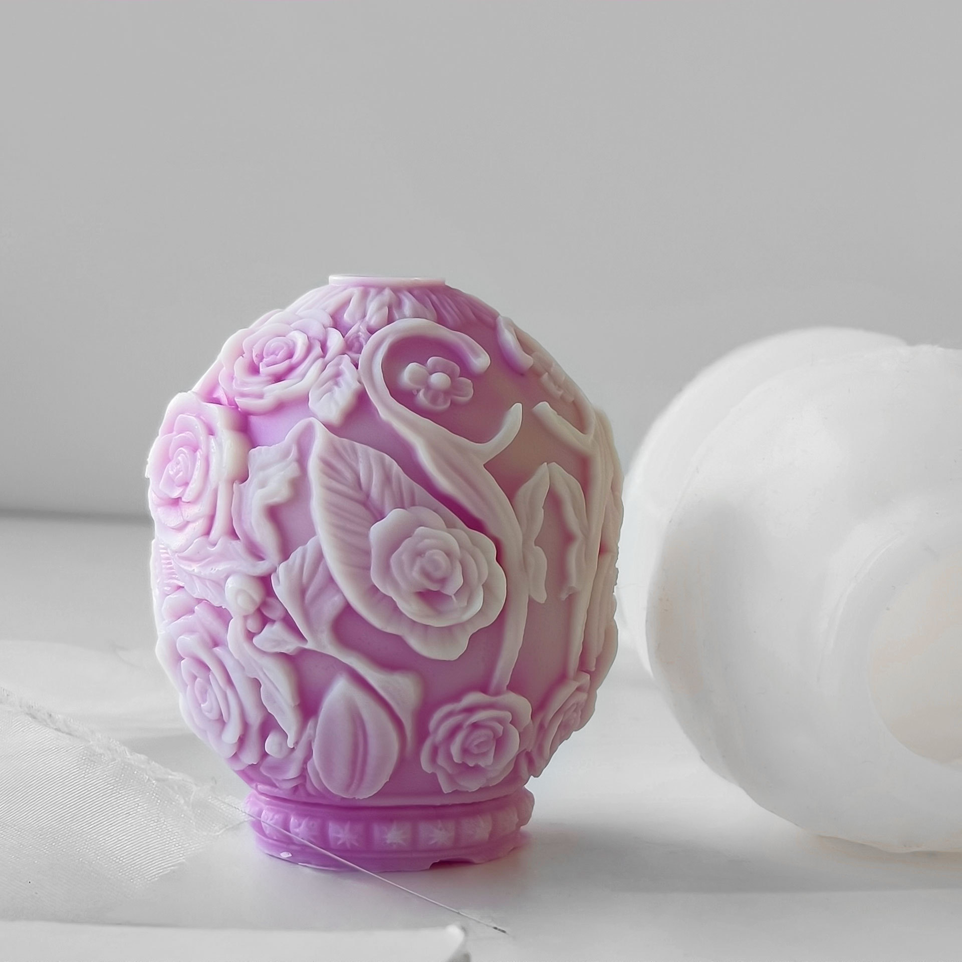 Jiahui Mei huevo de flores de banana molde de huevo de Pascua DIY decoración de barra magnética adornamiento abrasivo