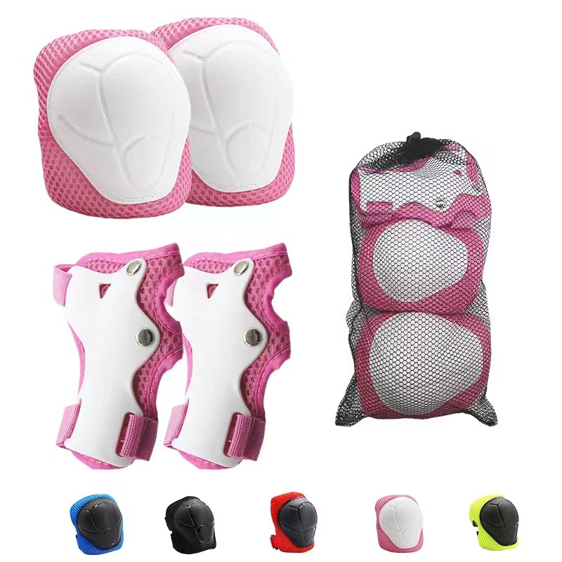 Juego de Equipo de Protección para Niños Set de 6 Piezas de PP para Niños y Deportes de Ciclismo