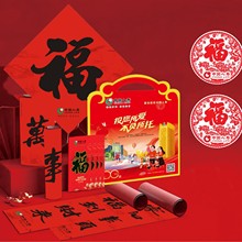 2025蛇年中国人寿对联国寿春联福字大礼包保险1.5米限定国潮风
