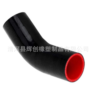 Diesel Hydraulic Oil Rubber Elbow 90-Degree Right-Angle Bend Pipe Clamp with Steel Wire Nbr Nitrile Rubber Pipe High Pressure Resistant