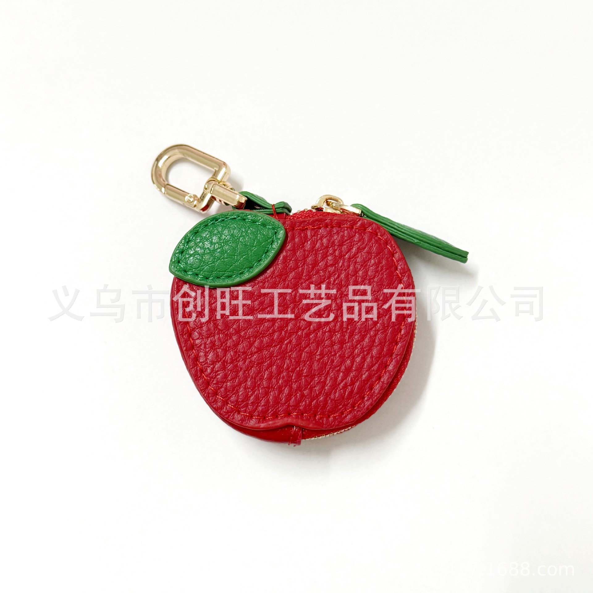 Mini Monedero de Cuero con Diseño de Fruta de Corteza image 9