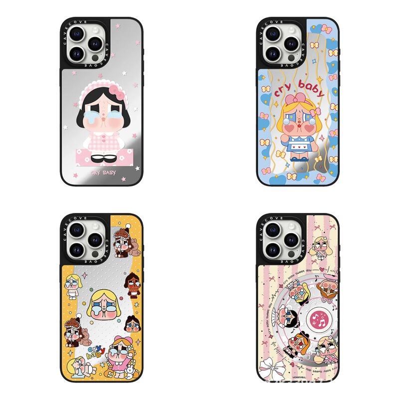 Crying Baby Wave Pattern Magsafe Magnetic Case Suitable for Apple 16 Pro Max Phone Case 15P Trendy Brand 14 Cute Crying Baby Wave Pattern Magsafe Magnetic Case Suitable for Apple 16 Pro Max Phone Case 15P Trendy Brand 14 Cute