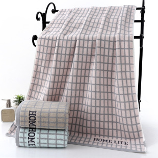 Factory wholesale cotton bath towel 70*140 thick big towel home daily necessities supermarket shopping mall stall