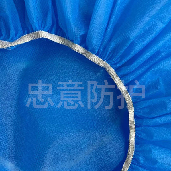 Spot disposable 25g blue non-woven round hat