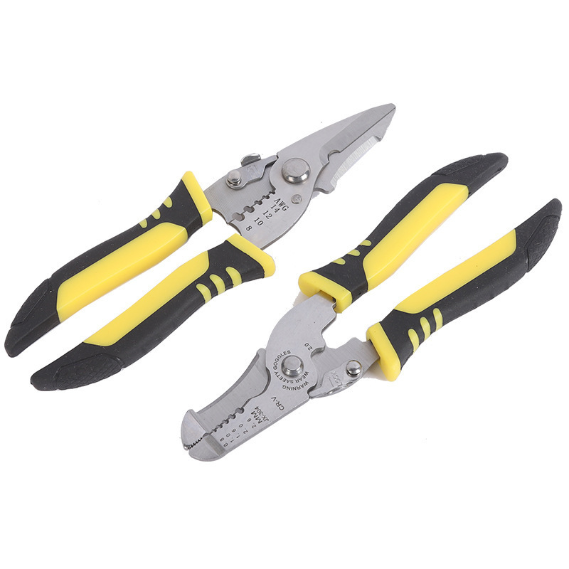 剥线钳工业级多功能五合一电工专用电缆剥皮刀剪线扒皮钳子拨线钳