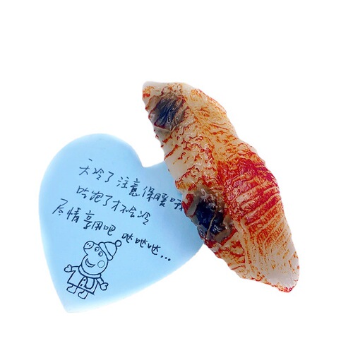 Creative simulated food 3D three-dimensional Japanese sushi refrigerator magnet salmon series strong magnet decorative message sticker