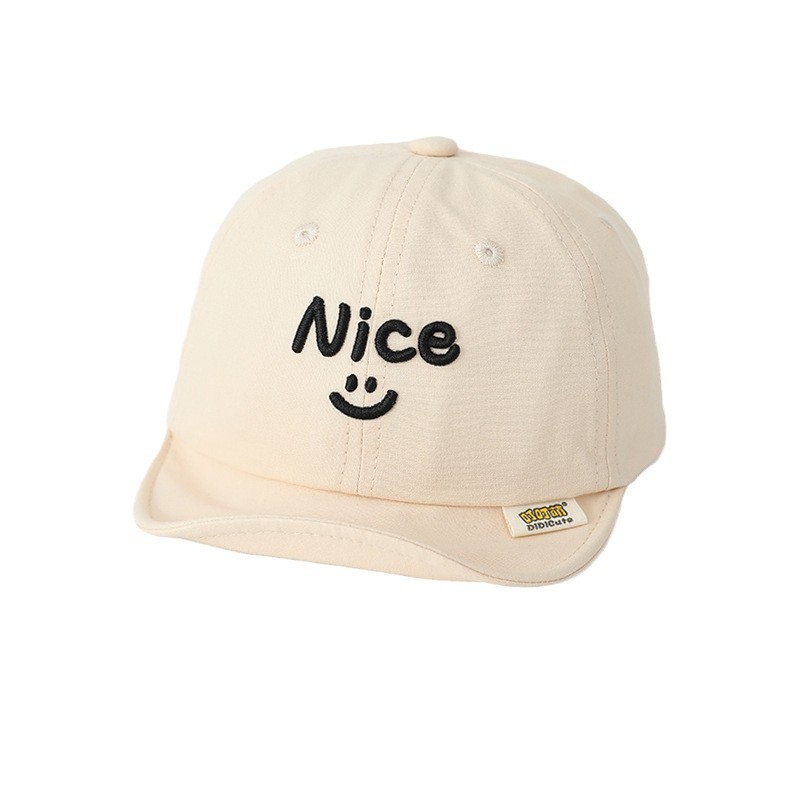 Sombreros para bebés primavera y otoño delgados sombreros de lengua de pato de algodón coreano para niños y niñas sombreros de béisbol de bordes suaves de verano marea solar