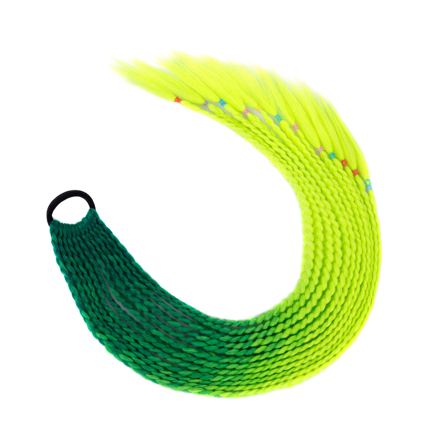 Cola de caballo B43# Verde oscuro, amarillo verdoso.