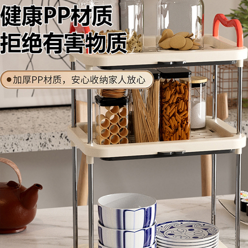 桌面置物架杯架收纳桌上多层架整理餐桌台面摆放杯架子茶具茶叶架|undefined