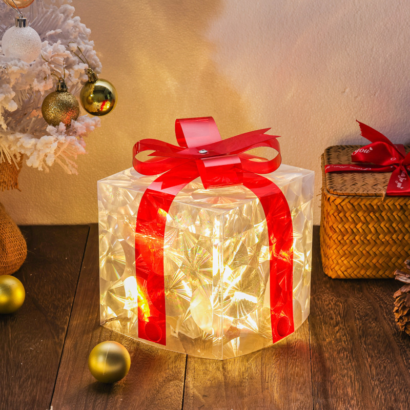 国境を越えたクリスマス発光ギフトボックス3点セット折り畳みクリスマスギフトボックス|undefined