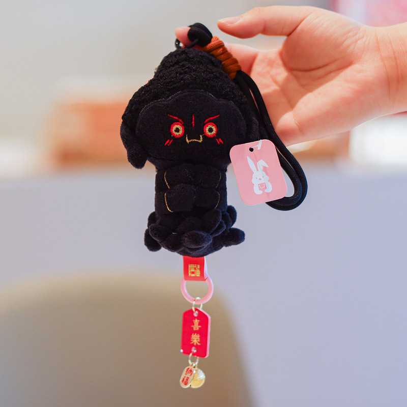 云冈石窟莲花佛小伴玩偶山西大同文创纪念品车饰挂件合掌辫子小佛|undefined