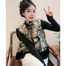 好夹独特搭唐装超别致中式2025看穿今年马国风新马甲背心秋款流行
