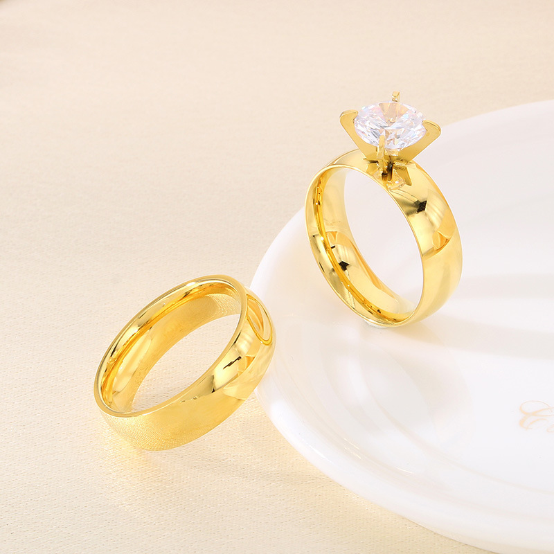 Glossy fashionable polishing cloth stainless steel with zircon
