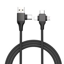 现货新款60W四合一快充数据线PD27W 适用于苹果TYPEC手机快充批发