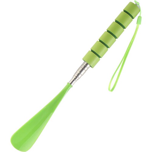 Stainless steel telescopic shoehorn with long handle for home use, long handle shoe lifter, shoe puller, shoe slider, shoe puller