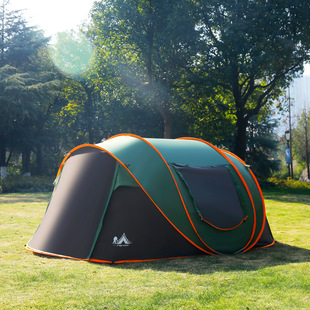One Throw Open Open Tent Outdoor Folding Portable Camping Beach Sunscreen Camping Rainproof Cross-border Supply
