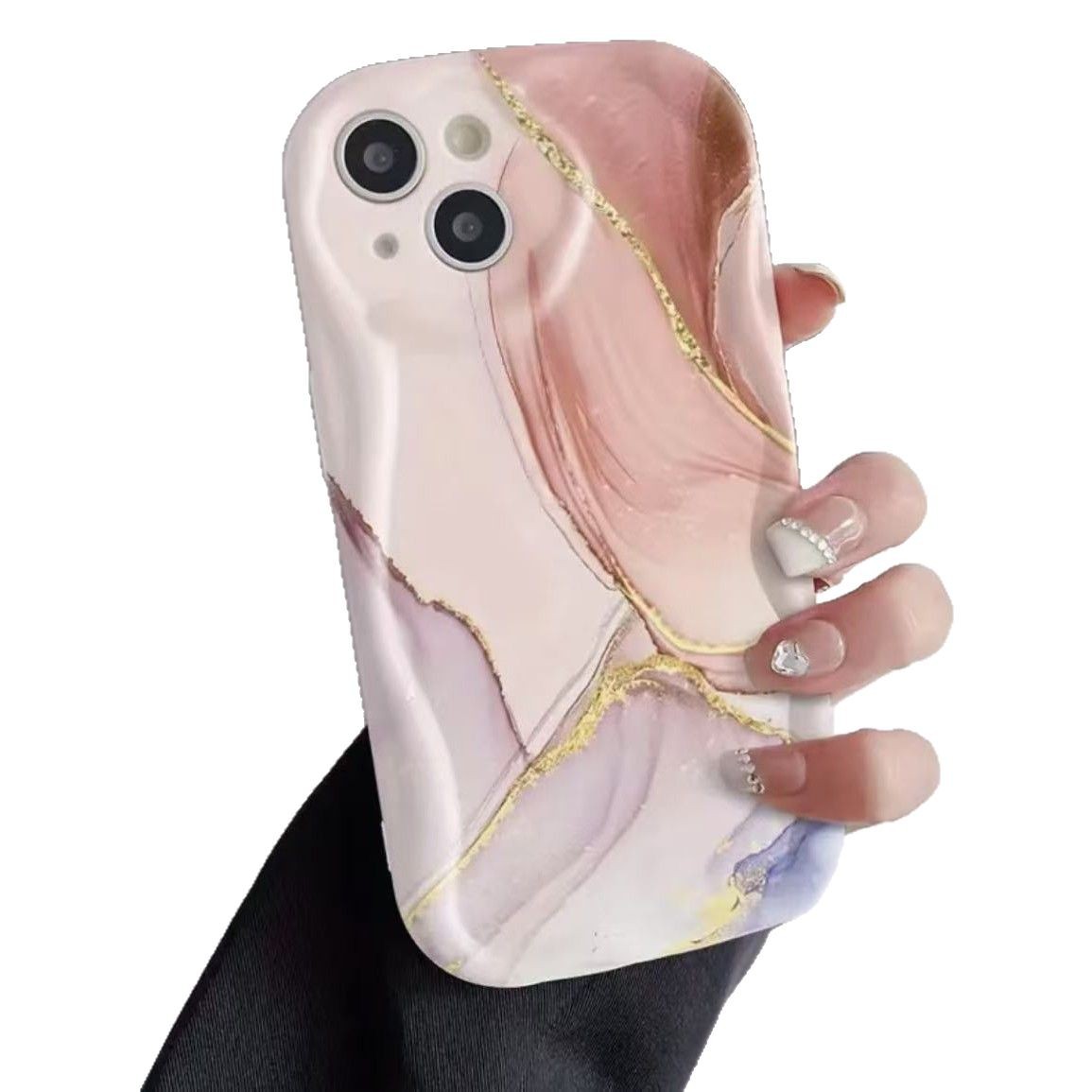 Nuevo estilo creativo aplicable funda para teléfono iphone16pro 11 Apple 15/14 patrón de crema 13promax transfronterizo 12