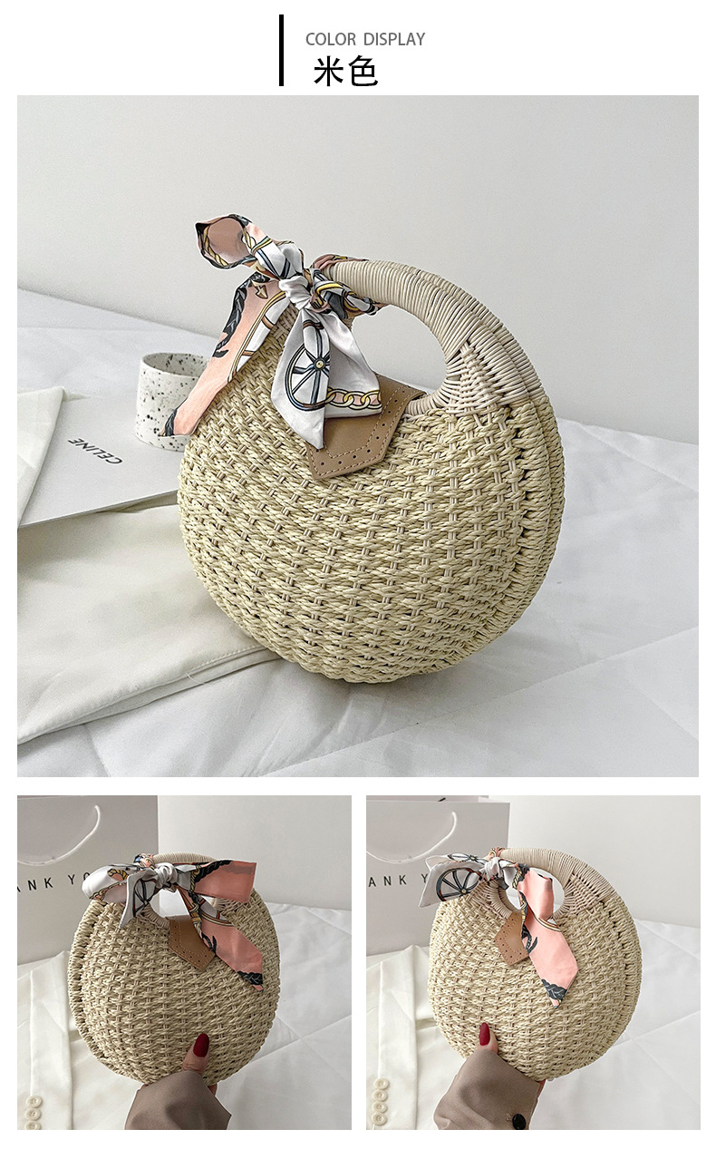 fashion portable woven oneshoulder small square bagpicture11