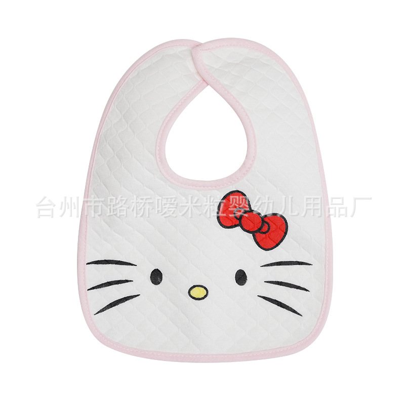 Algodón espacio de algodón capa de aire de dibujos animados lindo babero