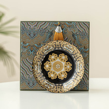 厂家999鎏银复古壶承干泡台轻奢高档功夫茶具配件茶点盘茶壶垫托