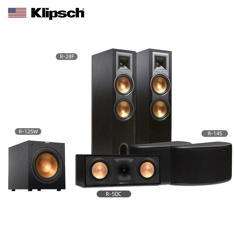 Klipsch/Jiashi R-28F Set Home Theater Floor-Standing Home Hifi Center Surround 5.1 Set