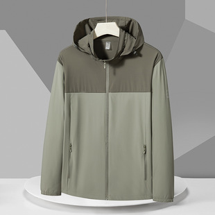 Summer Outdoor UV Protection Couple's Sunscreen Clothing Ice-sensitive Lightweight Skin Clothing Hooded Breathable Mountaineering Suit Fishing Suit